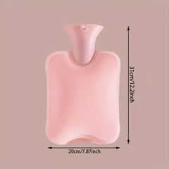 Portable Water Injection Hot Water Bag Large Capacity PVC Hand Warmer