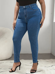 High Rise Skinny Pocketed Jeans