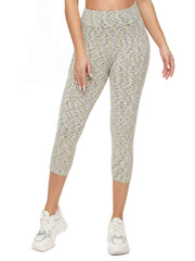Women's Ribbed Honeycomb Butt Lifting Leggings