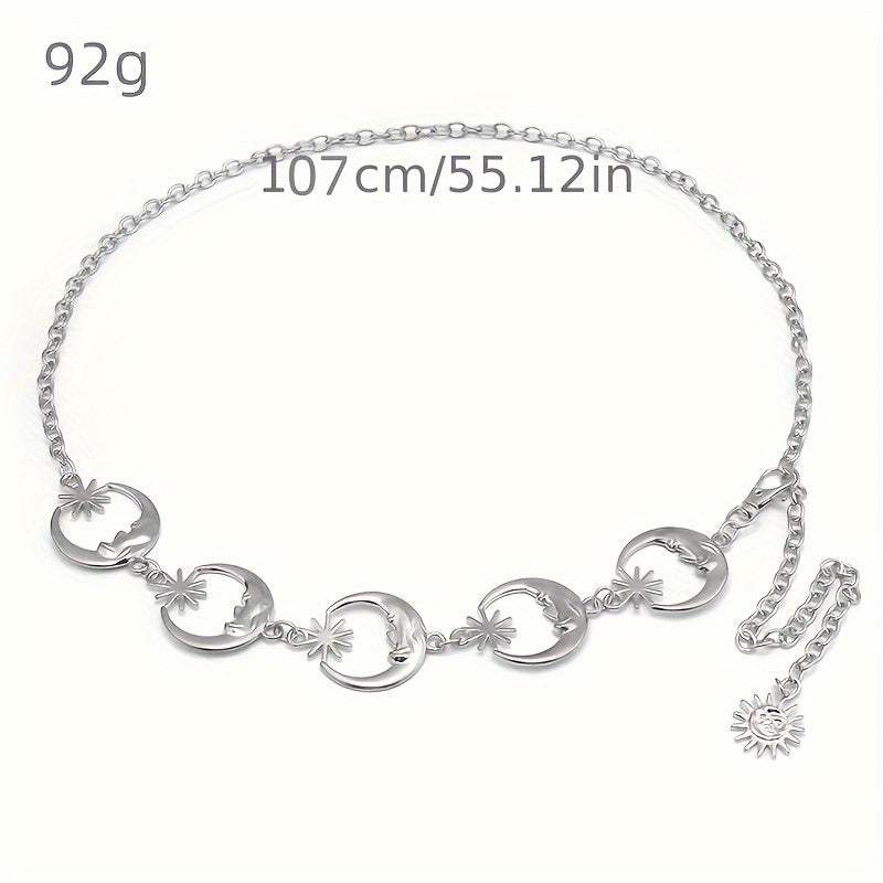 Vintage Style Moon Waist Chain Belt
