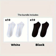 Men's Solid Liner Anklets Socks: Comfy Breathable Soft Sweat Absorbent