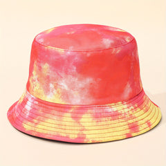 Men's Contrast Tie Dye Sunshade Bucket Hat