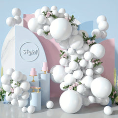 60pcs 5inch Matte Party Latex Balloons for Women's 16th 21st 30th Birthday