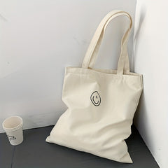 Versatile Canvas Tote Bag for School Office Travel Beach