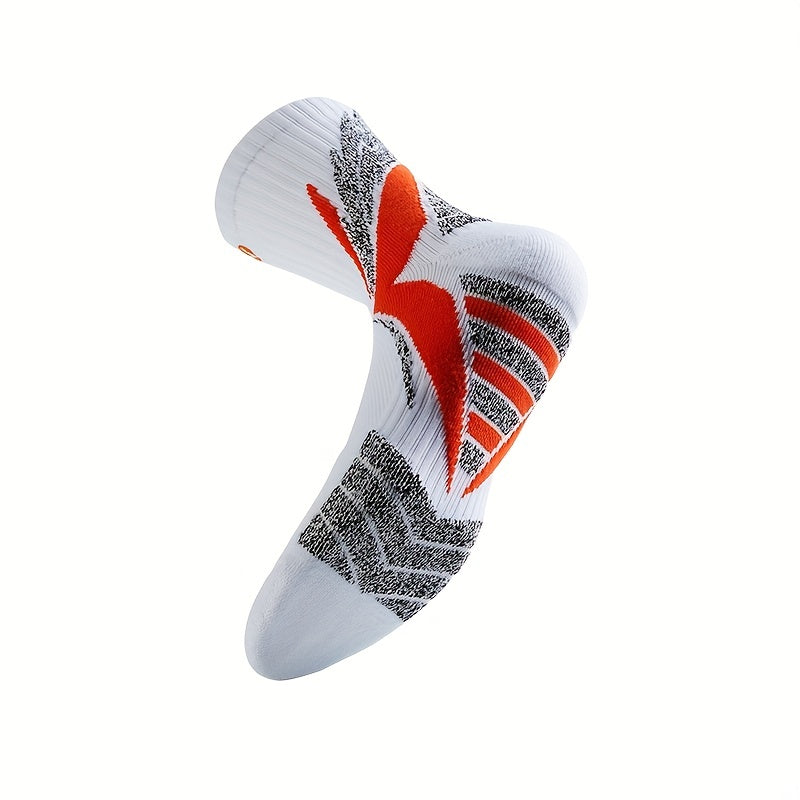 Breathable Mid-calf Sport Socks for Outdoor Running