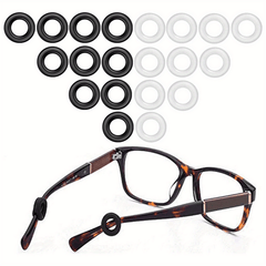 10 Pairs Clear Glasses Ear Grips Non Slip Comfort Holder