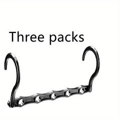 5pcs Foldable Magic Clothes Hanger Multifunctional Storage Clothes Hanger