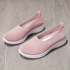Women's Breathable Slip On Flat Soft sole Shoes Lightweight & Comfy Shoes