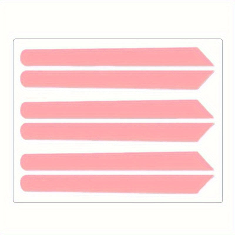 6pcs Reusable Silicone Lash Lift Tape Pads Eyelash Perm Pads Makeup Tool