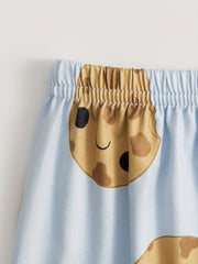 Cookie Print Pajama Set Women's Sleepwear