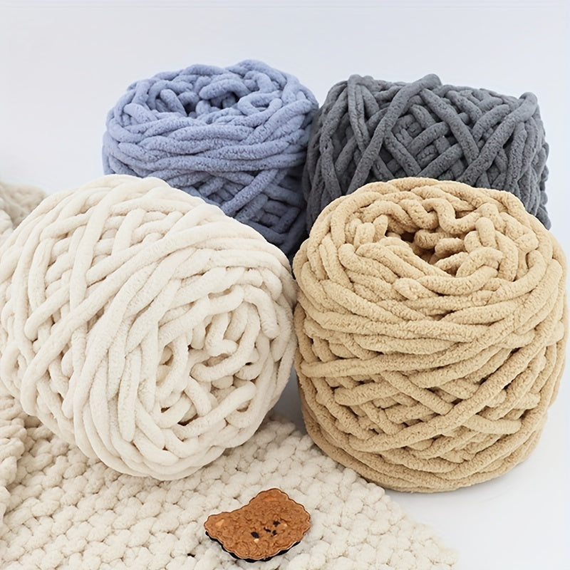 Soft Yarn For Crocheting Bulky Baby Blanket Shoe Scarf Yarn For Knitting