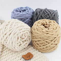 Soft Yarn For Crocheting Bulky Baby Blanket Shoe Scarf Yarn For Knitting