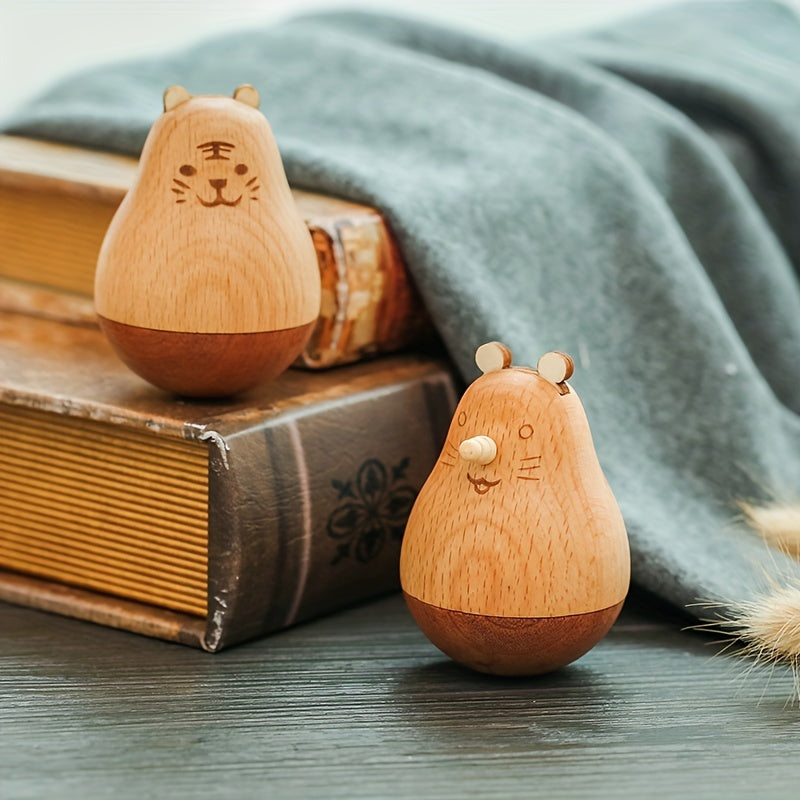 Daoweng Toys Wooden Handicraft Decorations for Birthdays