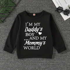 Boy's Daddy's Boy & Mommy's World Sweatshirt