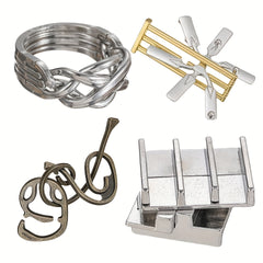 Luban Lock Puzzle Intricate Designs Polished Finish