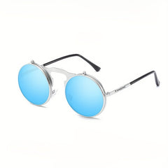 Steampunk Flip Up Sunglasses UV400 Sun Shades