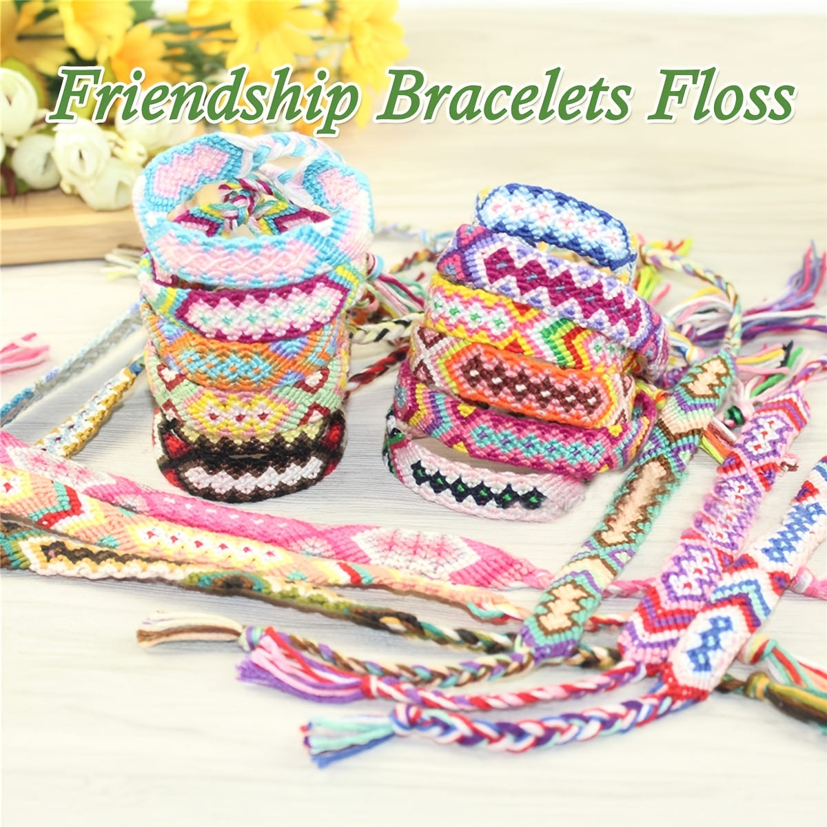 100pcs Embroidery Floss Cross Stitch Friendship Bracelets String