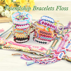 100pcs Embroidery Floss Cross Stitch Friendship Bracelets String