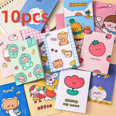 5 Pcs Cartoon Plan Notebook For Elementary School, Small Gift, Birthday Gift