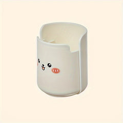Animal Pattern Pen Holder Desktop Storage Bin Makeup Brush Pencils Container
