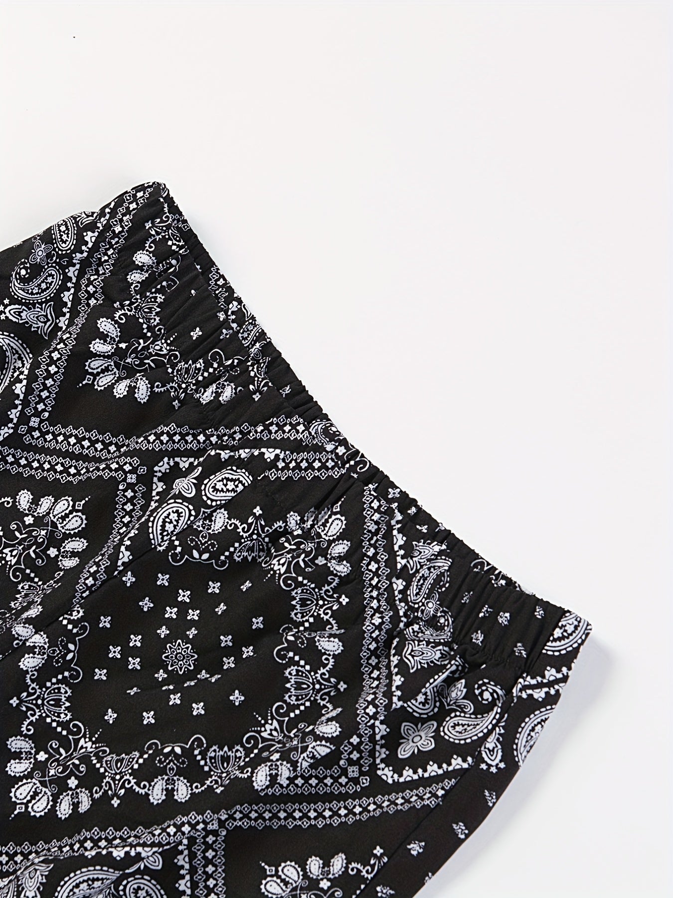 Paisley Print Wide Leg Pants Casual Loose Pants Spring Summer Women's Clothing