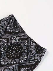 Paisley Print Wide Leg Pants Casual Loose Pants Spring Summer Women's Clothing