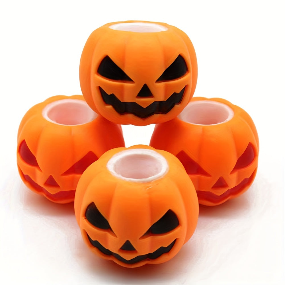 Halloween Pumpkin Ghost Pinch Funny Toy Luminous Prank Funny Decompressing Toy