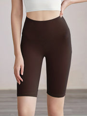 Seamless Sports Yoga Shorts Fitness Biker Shorts Women's Activewear