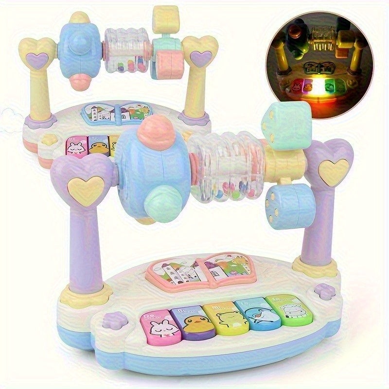 Puzzle Baby Piano with Rotating Music Function
