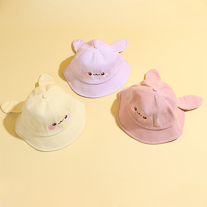 Kids Cartoon UV Protection Hat with Ear for Outdoor