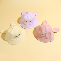 Kids Cartoon UV Protection Hat with Ear for Outdoor