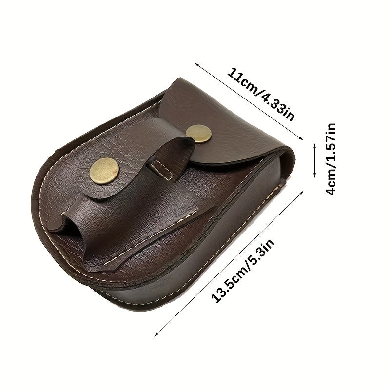 Leather Slingshot with Magnet Ring and Steel Balls Pouch