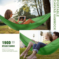 Ultralight Double Hammock for Backpacking Travel Hiking Beach