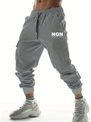 NGN Casual Drawstring Cargo Pants Men's Joggers Spring Summer