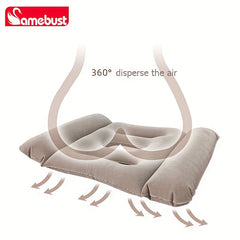 Inflatable Seat Cushion Flocking PVC Air Cushion for Home, Office & Car