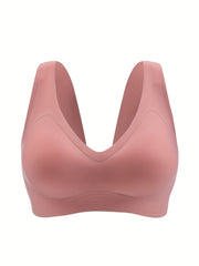 4 Pack Plus Size Bra Set Seamless Lightweight Comfort Daily Bra