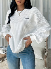 Casual Long Sleeve Crew Neck Sweatshirt for Women