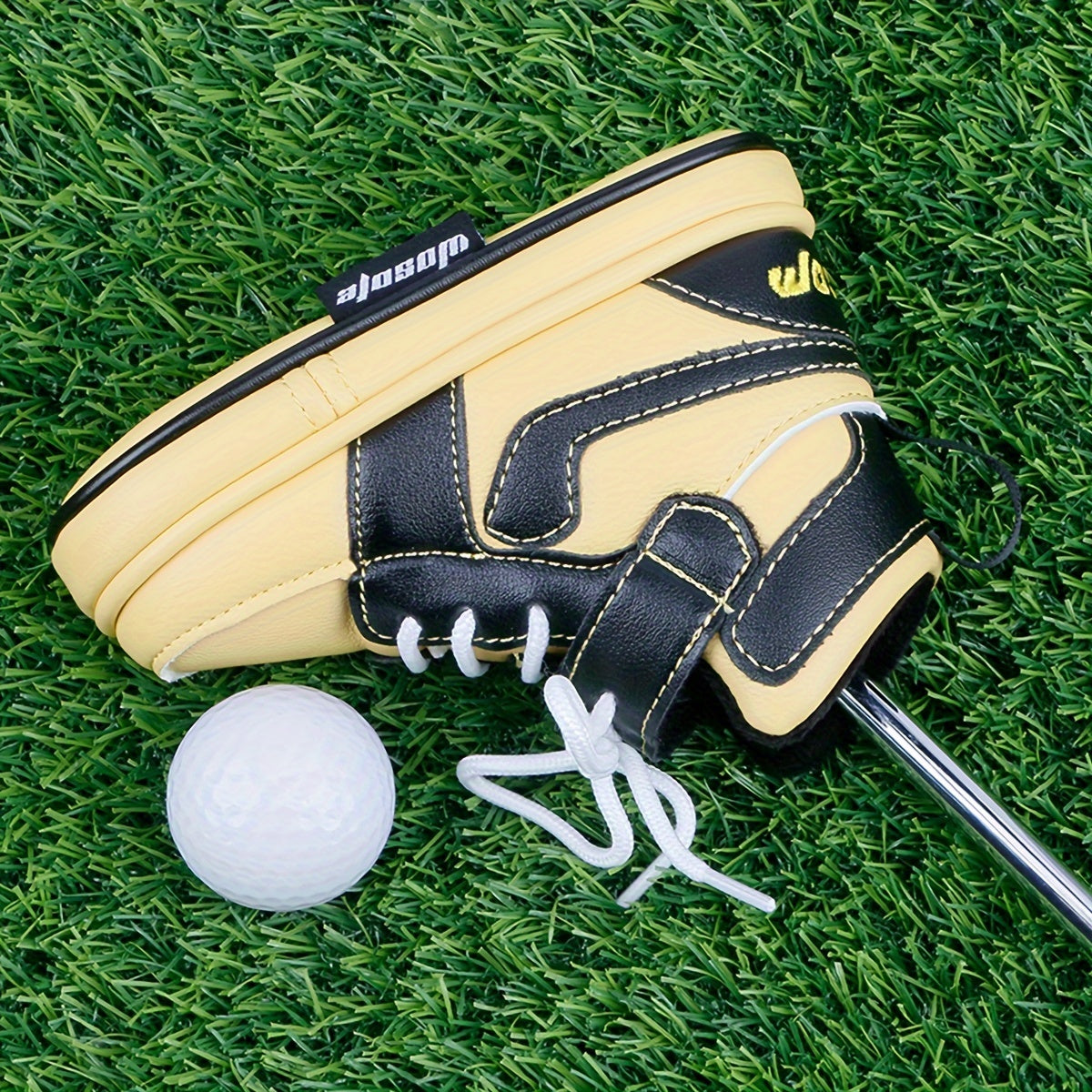 Golf Putter Headcover Shoe Shape Creative Design PU Club Cover
