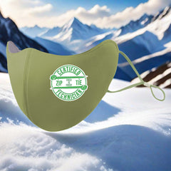 Windproof Zip Tie Technician 3D Knit Fabric Face Mask