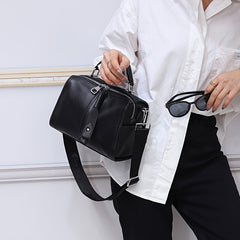 Vintage Style Leather Crossbody Bag for Women