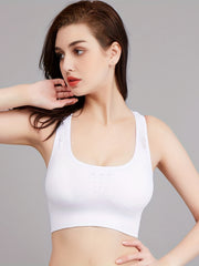 Racerback Wireless Sports Bra Yoga Tank Bra