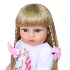 22" Reborn Baby Doll Princess Girl Real Touch Silicone Vinyl Christmas Gift
