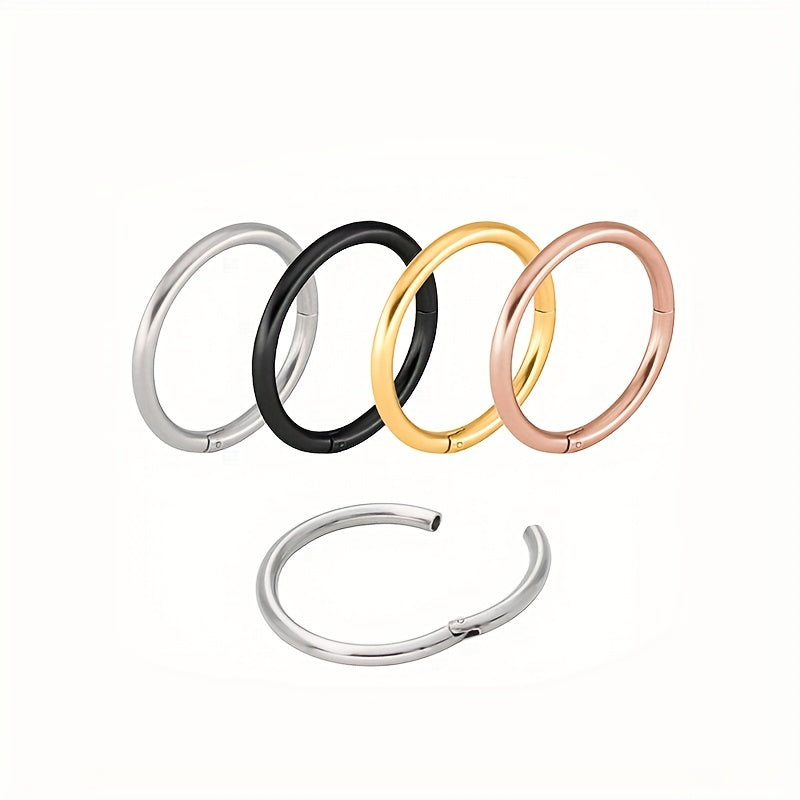 316 Stainless Steel Open Earrings Nose Lip Ring