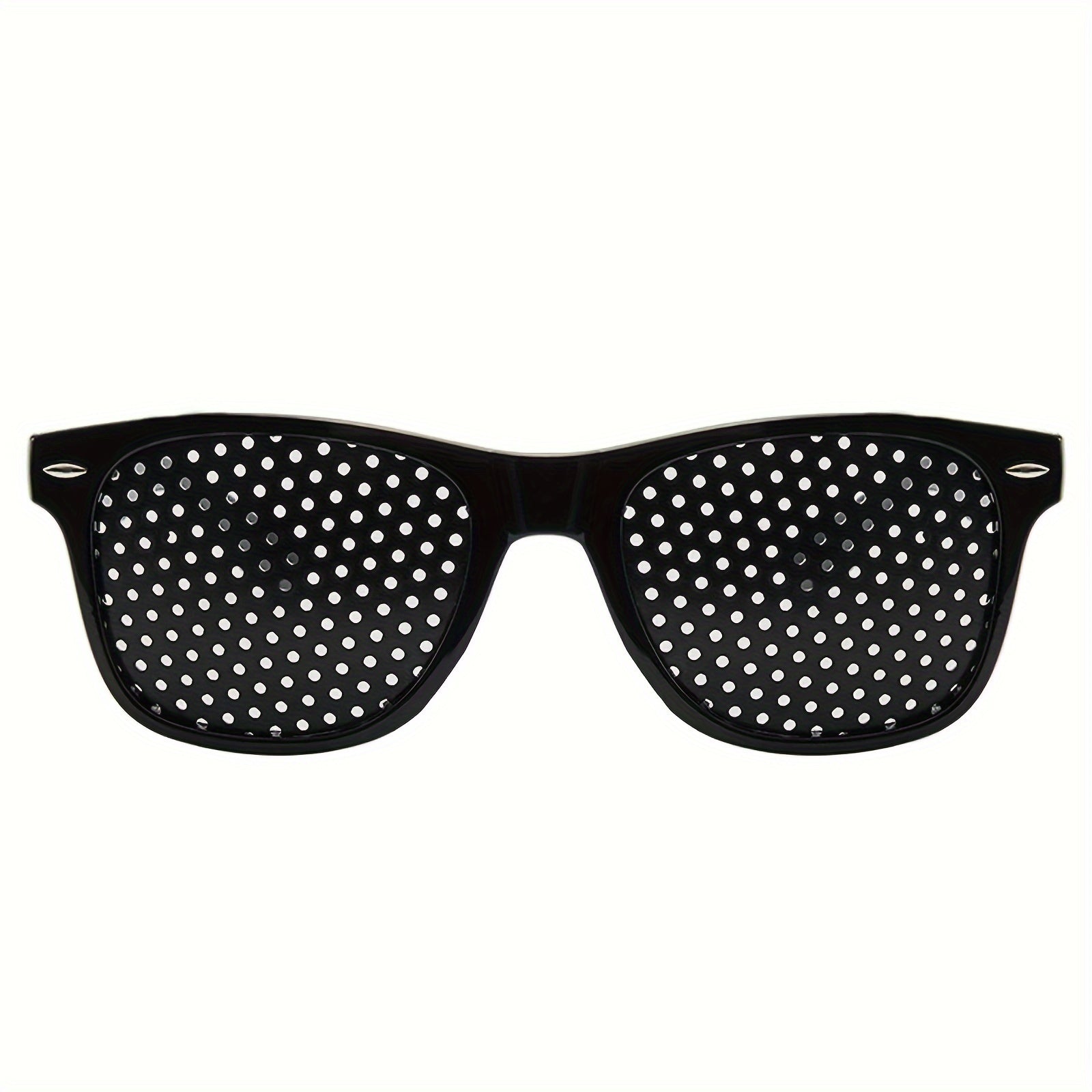 Classic Needle Hole Glasses For Men Women Daily Decors