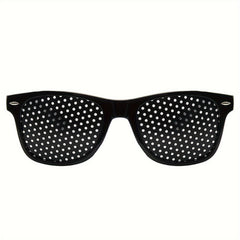 Classic Needle Hole Glasses For Men Women Daily Decors