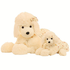 Simulation Poodle Puppy Plush Toy Dog Pillow Birthday Gift