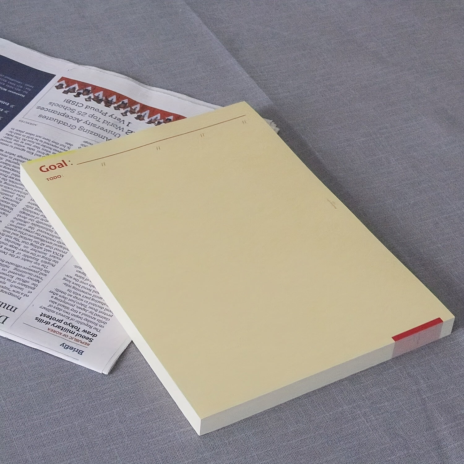 B5 Cheese Memo Pad 50 Sheets Student Planner Office Learning Supplies