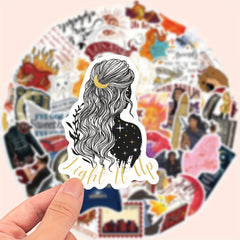 50pcs Crescent City Vinyl Stickers by SJM for Laptops Water Bottles