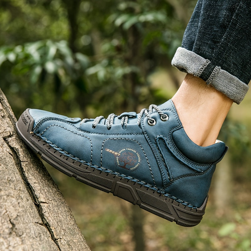 Men's Lace-up PU Boots for Outdoor Camping