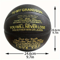 Creative Slogan Basketball Gift